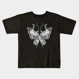 Butterfly Scissors Goth Girl Hairdresser Hustler Tattoo Art Kids T-Shirt